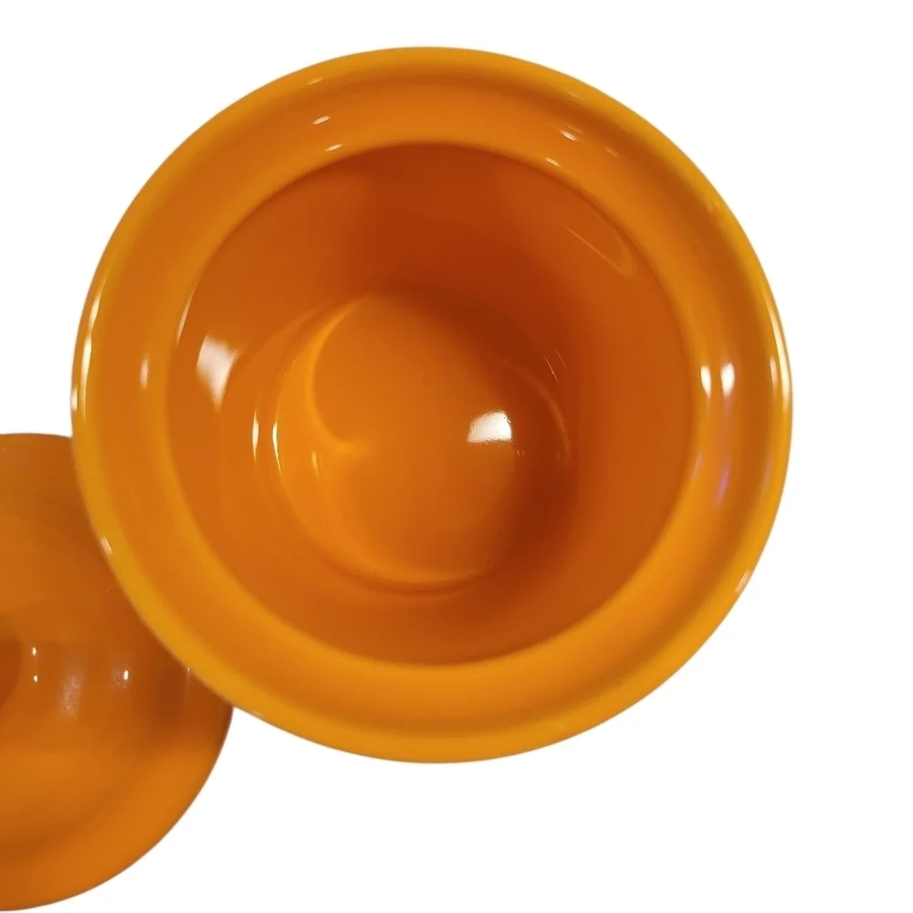 Fiesta 13 OZ Mini Canister 5 5/8 Inch Tangerine Jam Jar